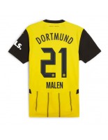 Borussia Dortmund Donyell Malen #21 Hjemmedrakt 2024-25 Korte ermer